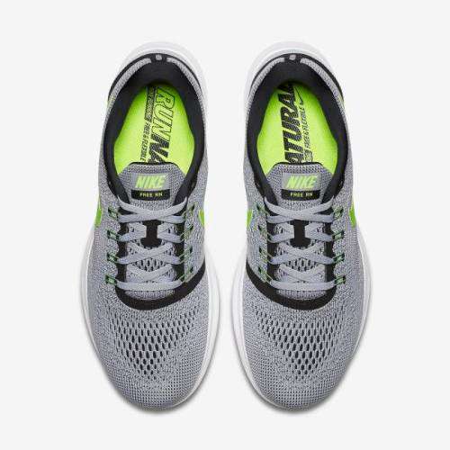 Original Mens Nike Free RN 831508 003  Pure Platinum / Electric Green Size UK 11 (SA 11)