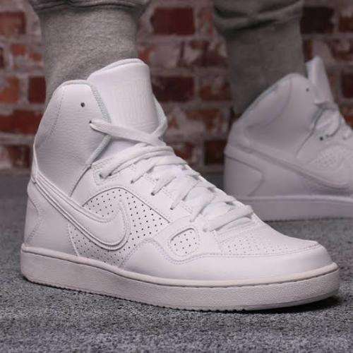 Original Mens Nike Court Borough MID 838938 111 White/ White Size UK 11 (SA 11)