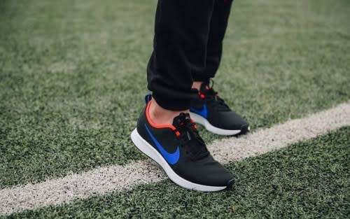 Original Mens Nike DUALTONE RACER Black/ Racer Blue 918227 014 UK Size 11 (SA 11)