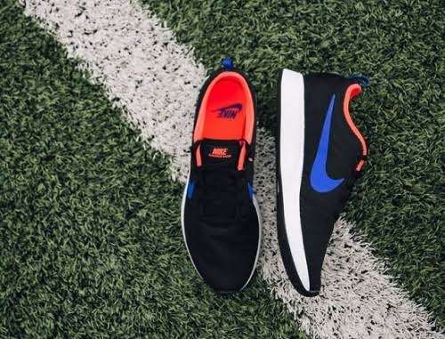 Original Mens Nike DUALTONE RACER Black/ Racer Blue 918227 014 UK Size 11 (SA 11)