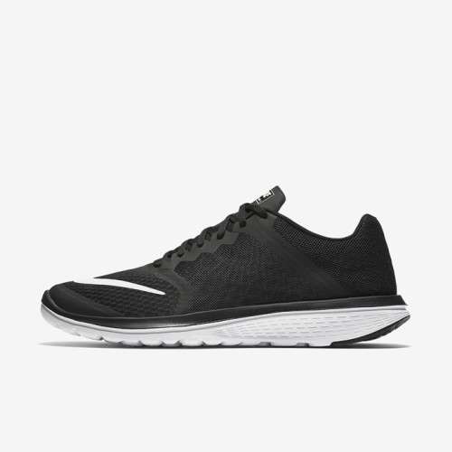 Original Mens Nike FS Lite Run 3 Running Shoes Black / White 807144 001 Size UK 11 (SA 11)