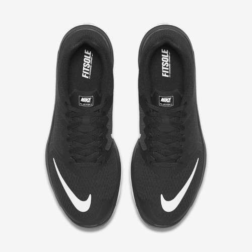 Original Mens Nike FS Lite Run 3 Running Shoes Black / White 807144 001 Size UK 11 (SA 11)