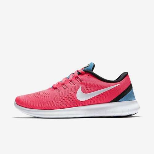 Original Women's Nike FREE RN RACER PINK/ OFF WHITE 831509 602 Size UK 5 (SA 5)