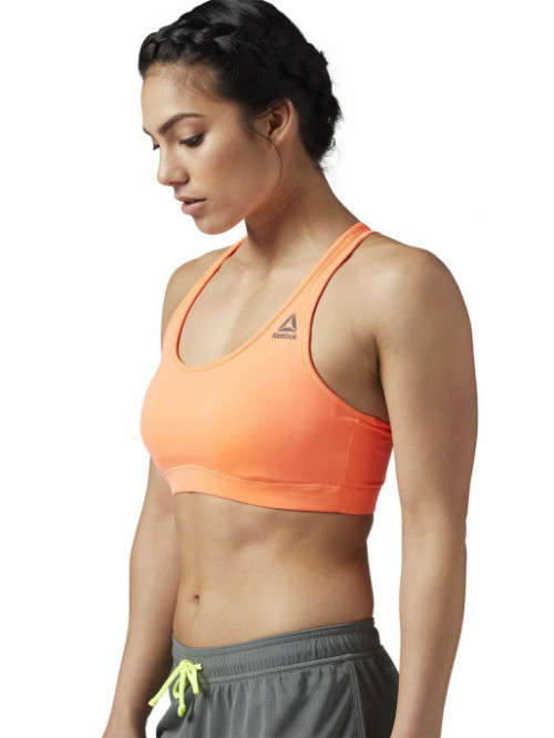 Original Womens Reebok Sports Bra Medium Support BQ7496 Size Medium