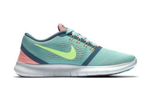 Original Women's Nike FREE Hyper Turquoise/ Host Green 831509 302 Size UK 4.5 (SA 4.5)