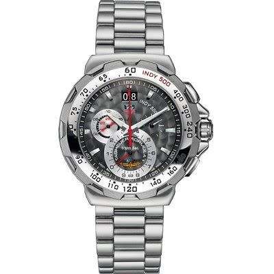 Mens TAG Heuer Formula 1 Indy 500 Grande Date Quartz Chronograph S Steel CAH101A.BA0860 (Preowned)