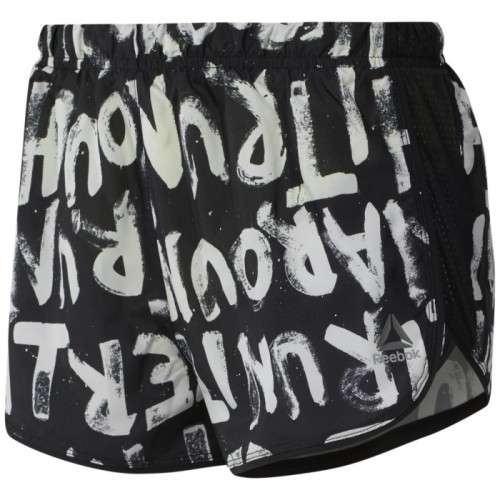 Original Womens Reebok RE 2 in 1 Short PRINT BJ9990 Size Medium