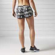 Original Womens Reebok RE 2 in 1 Short PRINT BJ9990 Size Medium