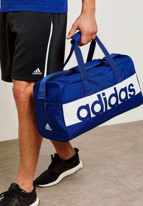 Original adidas Unisex Linear Performance Small Blue Running GYM Sack DM7651
