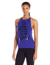 Original Womens Reebok Studio Favourites Tank Top Purple AY0933 Size Medium