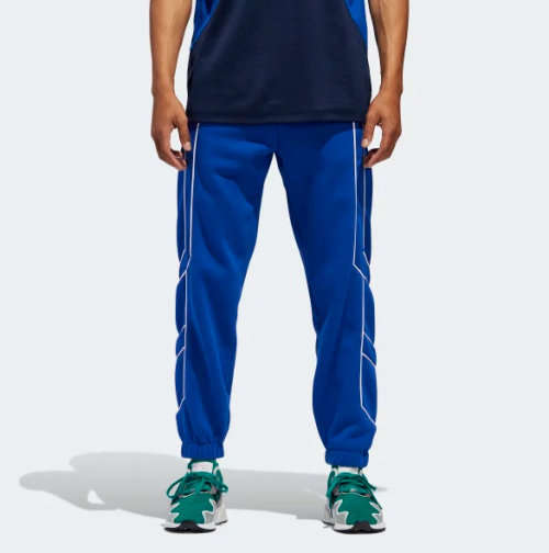 Original Men's adidas EQT Outline Track Pants Blue DJ1727 Size Extra Large
