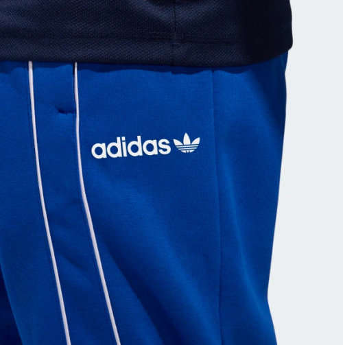 Original Men's adidas EQT Outline Track Pants Blue DJ1727 Size Extra Large
