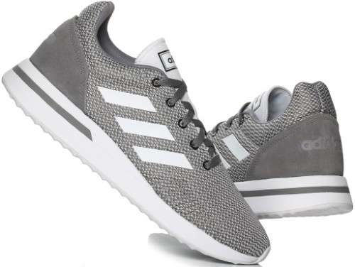 Original Mens adidas RUN 70S Grey/White B96555 UK Size 8 (SA 8)