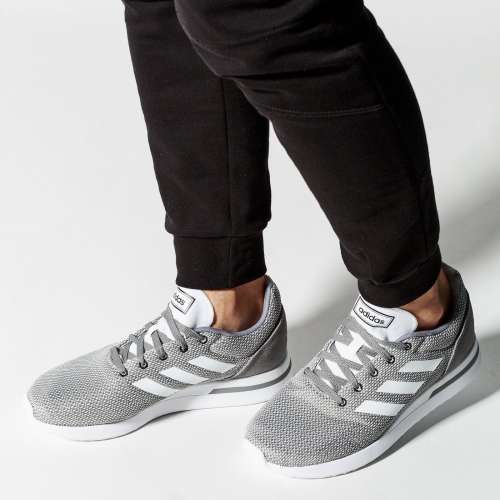 Original Mens adidas RUN 70S Grey/White B96555 UK Size 8 (SA 8)