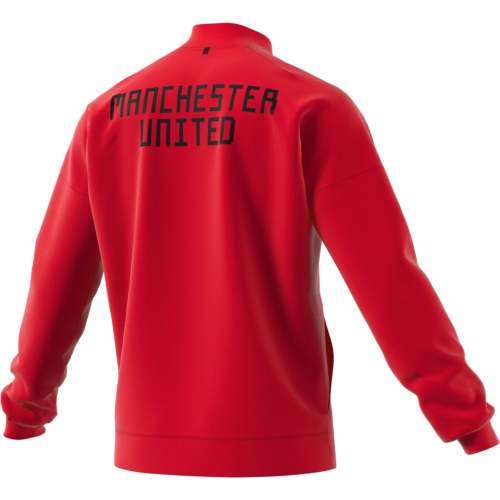 Original Men's adidas Manchester United Official Licensed Product Z.N.E. Jacket Size Medium