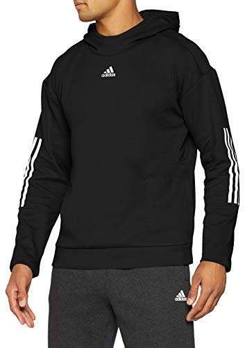 Original Men's adidas ID Champ Hd 2 Hoodie Black CY9869 Size Extra Large