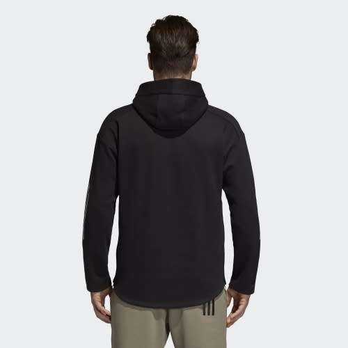 Original Men's adidas ID Champ Hd 2 Hoodie Black CY9869 Size Extra Large