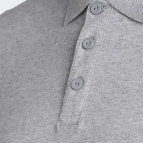 Original Men's ADIDAS MH PLAIN POLO Grey CK7632 Size Medium