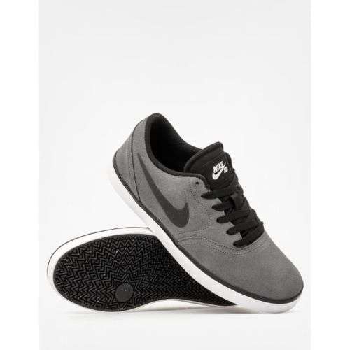 Original Mens Nike SB CHECK Dark Grey/ Black-White 705265 011 Size UK 8 (SA 8)