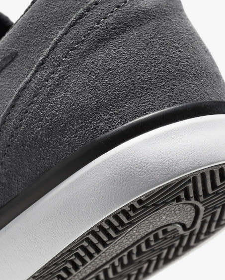 Original Mens Nike SB CHECK Dark Grey/ Black-White 705265 011 Size UK 8 (SA 8)