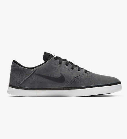 Original Mens Nike SB CHECK Dark Grey/ Black-White 705265 011 Size UK 8 (SA 8)