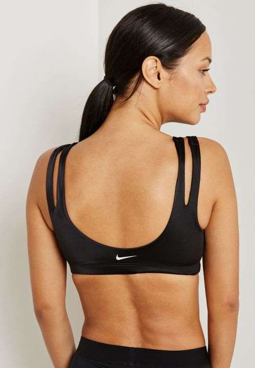 Original Womens NIKE Indy Sport Training Shine Black Light Support AA4229 010 Size Medium