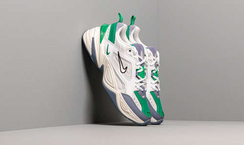 Original Mens NIKE M2K Tekno Platinum Tint/ Sail Green AV4789 009 Size UK 8 (SA 8)