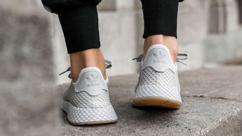 Original Men's ADIDAS Deerupt Runner Core grey CQ2628 Size UK 9 (SA 9)