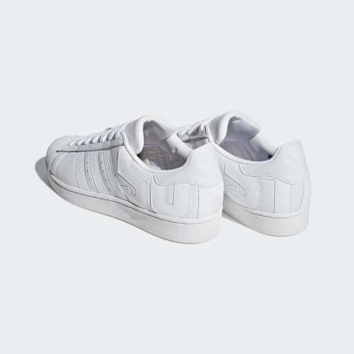 Original Men's adidas Superstar Street Casual Skateboard Sneakers White B37986 Size UK 12 (SA 12)