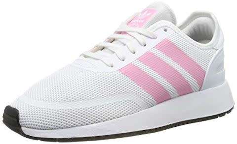 Original Girl's adidas N5923 J White/ Pink CG6947 Size UK 4 (SA 4)