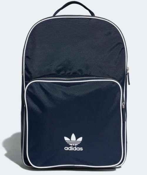 Original adidas Unisex Classic adicolor Backpack Navy CW0633