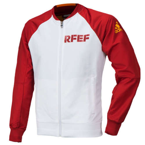 Original Men's adidas UEFA EURO 2016 SPAIN ANTHEM JACKET Offical Licensed Product AI4438 Size Medium