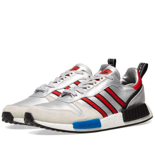 Original Men's adidas Rising Star xR1 Silver Metallic Red G26777 Size UK 7 (SA 7)