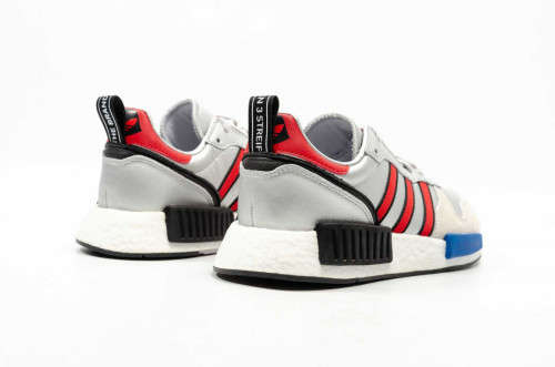 Original Men's adidas Rising Star xR1 Silver Metallic Red G26777 Size UK 7 (SA 7)