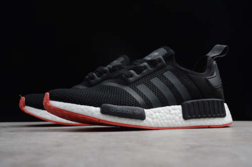 Original Mens adidas NMD_R1 CQ2413 Core Black/Carbon/ Trace Scarlet Size UK 12 (SA 12)
