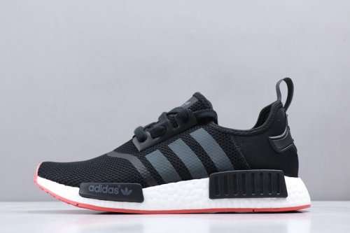 Original Mens adidas NMD_R1 CQ2413 Core Black/Carbon/ Trace Scarlet Size UK 12 (SA 12)