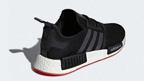 Original Mens adidas NMD_R1 CQ2413 Core Black/Carbon/ Trace Scarlet Size UK 12 (SA 12)