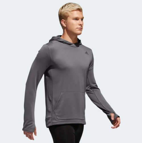 Original Men's adidas Two Ocean Marathon OWN THE RUN HOODIE GREY DQ2554 Size XL