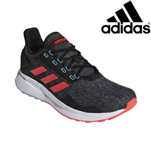 Original Mens adidas DURAMO 9 Carbon Black BB6919 Size UK 11 (SA 11)