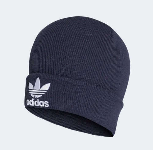 Original Men's adidas Trefoil Beanie Blue BK7639 One Size Fits All