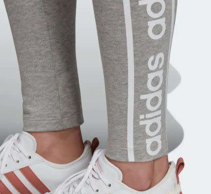 Original Women's adidas CELEBRATE THE 90S TIGHTS Grey/ White EH6488 Size Medium