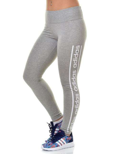 Original Women's adidas CELEBRATE THE 90S TIGHTS Grey/ White EH6488 Size Medium