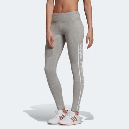 Original Women's adidas CELEBRATE THE 90S TIGHTS Grey/ White EH6488 Size Medium