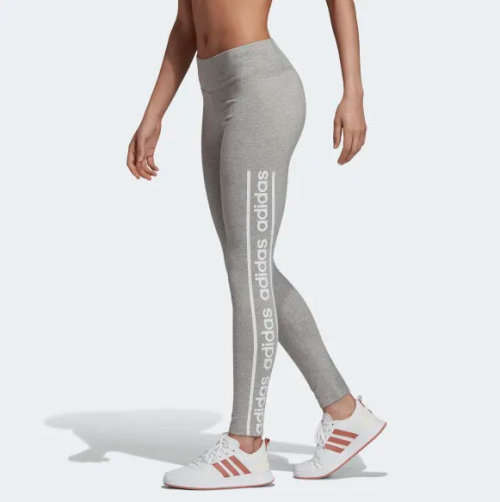 Original Women's adidas CELEBRATE THE 90S TIGHTS Grey/ White EH6488 Size Medium