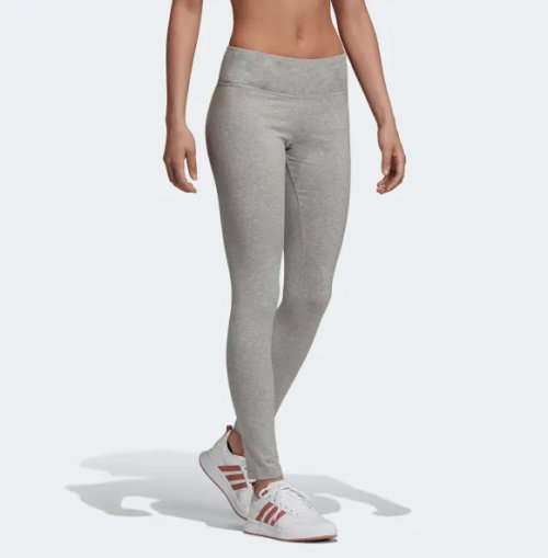 Original Women's adidas CELEBRATE THE 90S TIGHTS Grey/ White EH6488 Size Medium