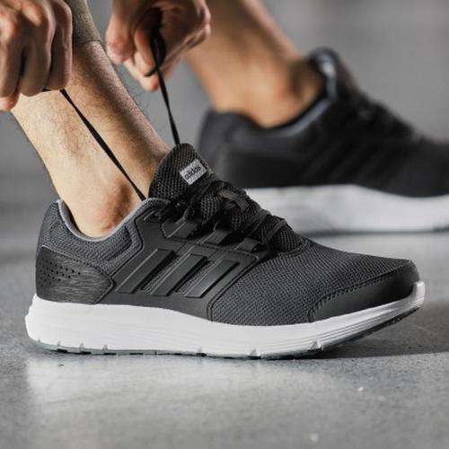 Original Mens adidas Galaxy 4 M B43804 Carbon B43804 Size UK 10.5 (SA 10.5)