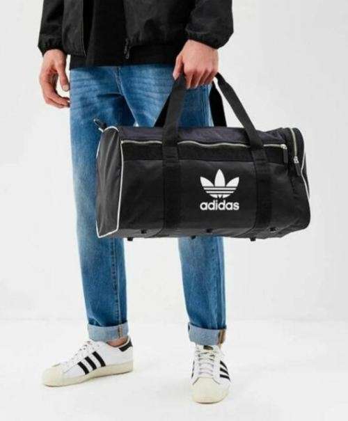 adidas Unisex Linear Core Duffel Bag Small Black CW0618