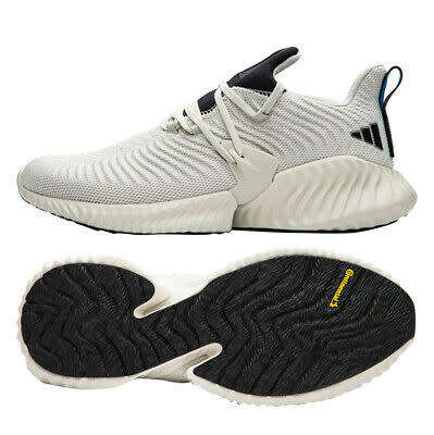 Original Mens adidas Alphabounce Instinct Raw White/ Core Black D96542 Size UK 11 (SA 11)