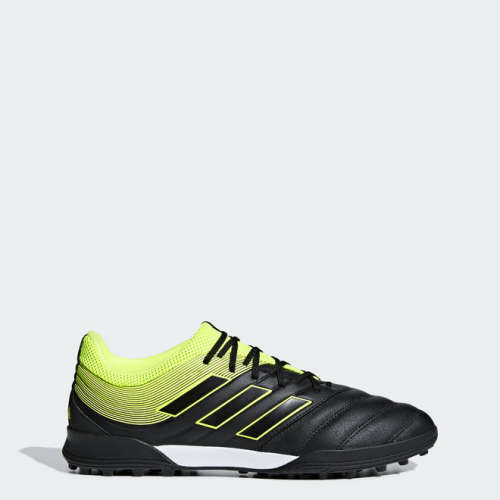 Original Mens adidas COPA 19.3 TF Black/Neon Green BB8094 UK Size 9 (SA 9)