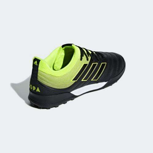 Original Mens adidas COPA 19.3 TF Black/Neon Green BB8094 UK Size 9 (SA 9)